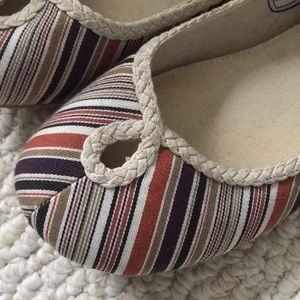 Striped pattern ballet flats BC Footwear 7